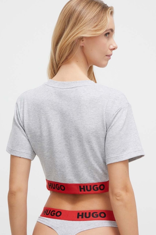 Одежда Футболка HUGO 50511494 серый