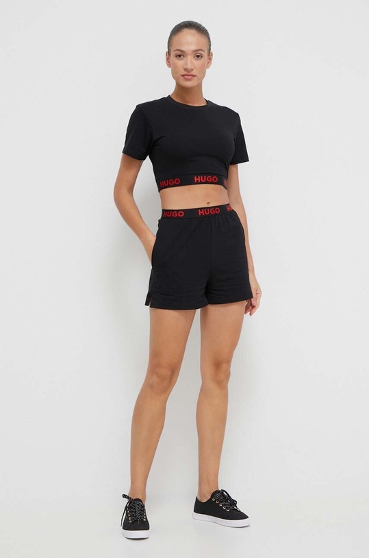 Tričko HUGO 50511494 čierna SS24