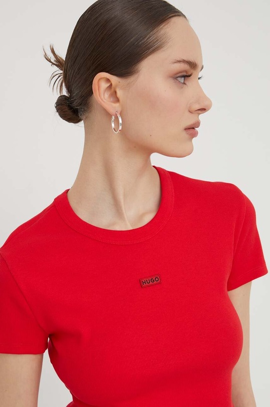 HUGO t-shirt czerwony 50508636