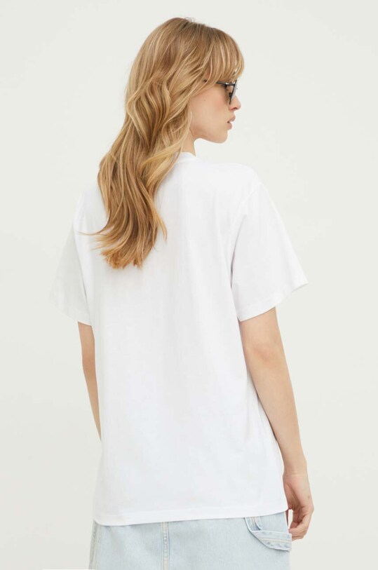 Oblečenie Bavlnené tričko HUGO 50517496 biela