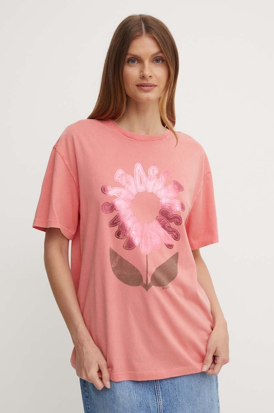 Boss Orange tricou din bumbac portocaliu 50506970