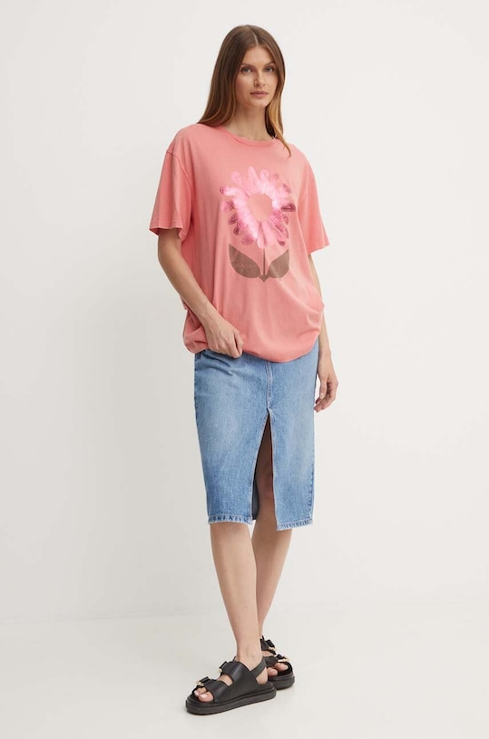 Boss Orange tricou din bumbac 50506970 portocaliu SS24