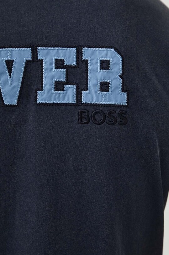 BOSS Orange tricou din bumbac 50506970 bleumarin