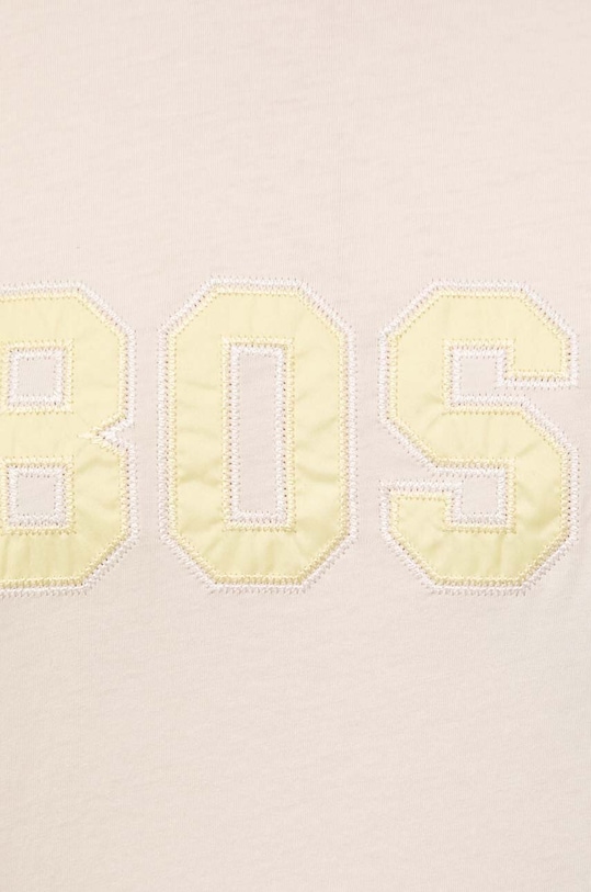 Хлопковая футболка Boss Orange 50506970 бежевый