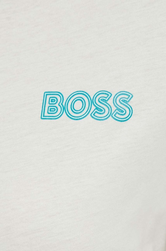 BOSS t-shirt bawełniany zielony 50517925
