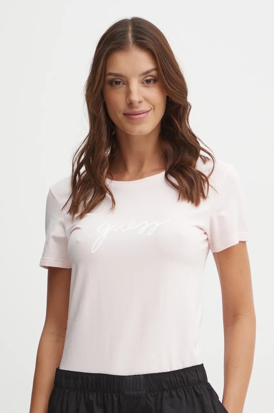 Tričko Guess růžová O4RM09.KBBU1