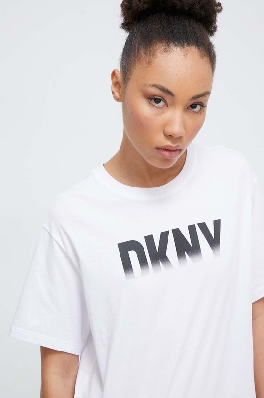 Bavlnené tričko Dkny biela DP3T9626