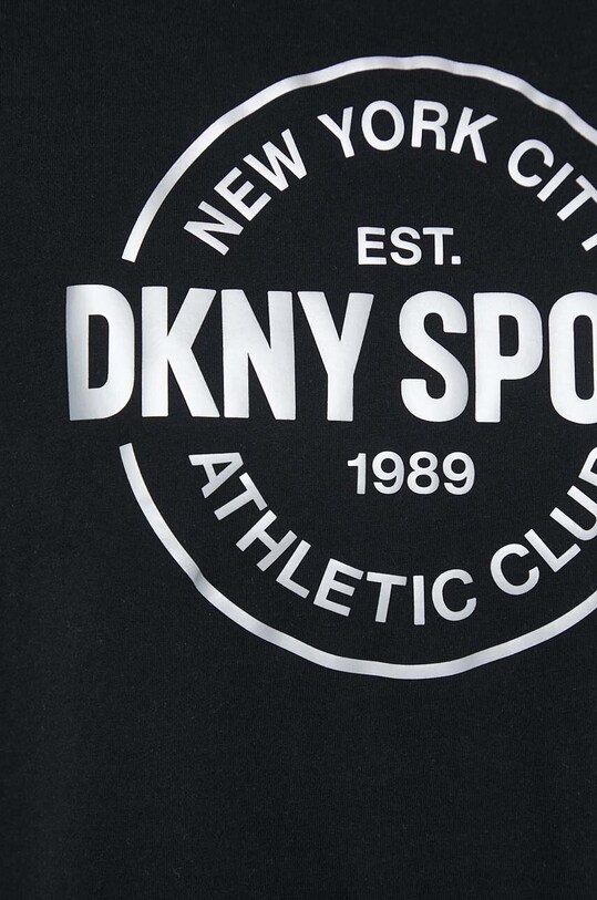 Хлопковая футболка Dkny чёрный DP3T9563