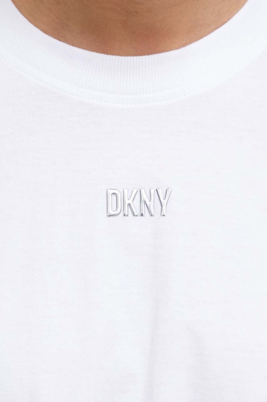 Хлопковая футболка Dkny DP3T8521 белый