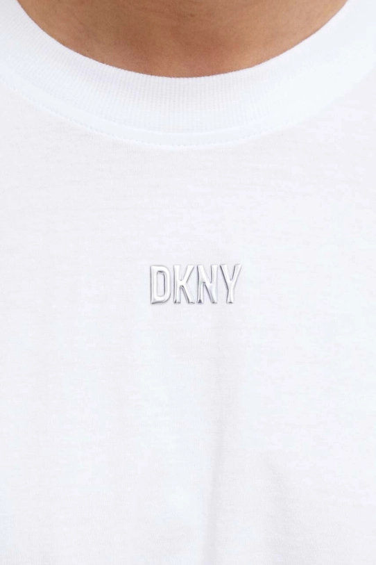 Бавовняна футболка Dkny DP3T8521 білий