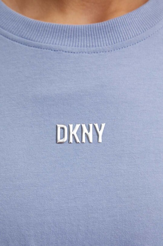 Dkny tricou din bumbac DP3T8521 albastru