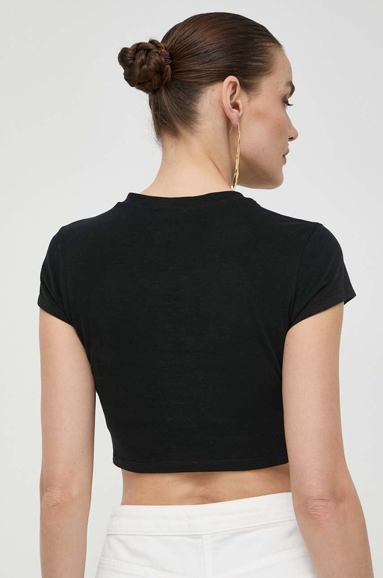 Oblečení Bavlněné tričko Elisabetta Franchi MA02141E2 černá