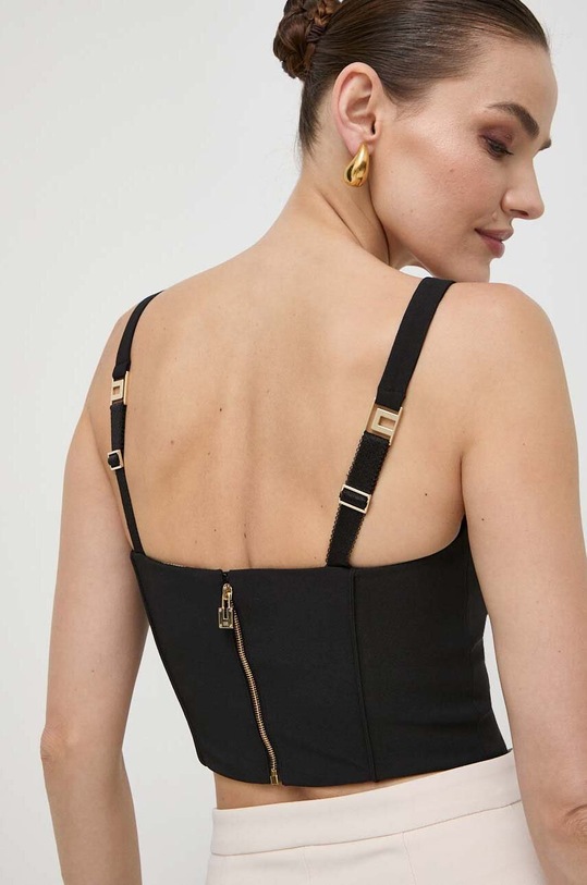 Odzież Elisabetta Franchi bluzka TO01041E2 czarny