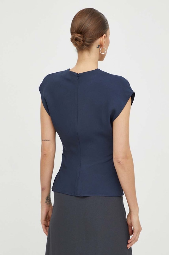 Oblačila Majica Samsoe Samsoe F23400080 mornarsko modra