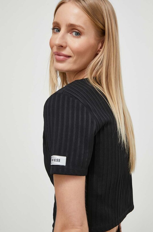 Guess t-shirt ANNEKA V4RI02.KC2U2 fekete