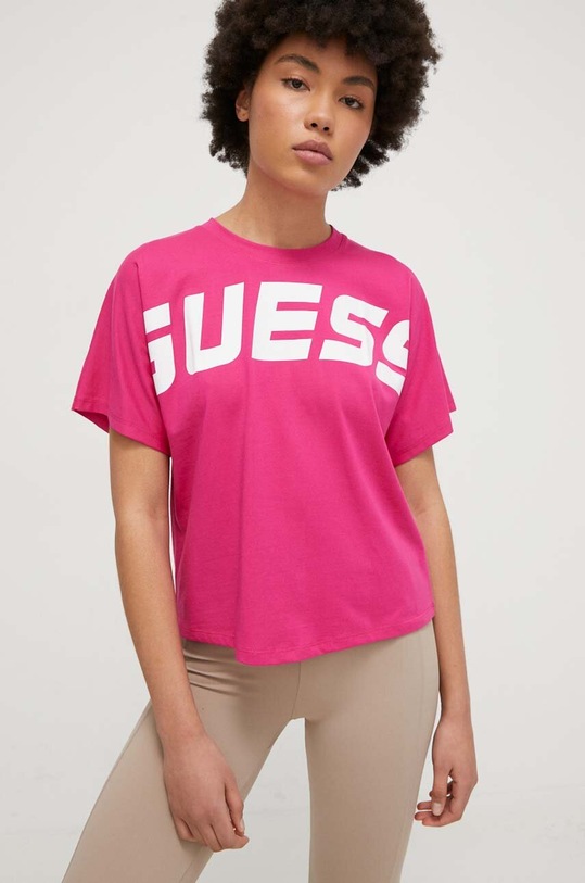 Guess t-shirt DEANA pozostałe fioletowy V4RI09.KC2Z0