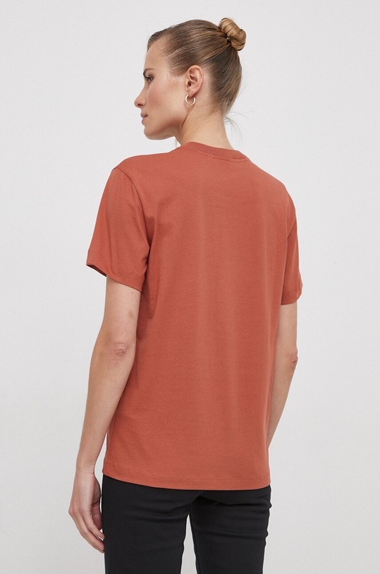 Odzież Calvin Klein t-shirt bawełniany K20K206753 pomarańczowy