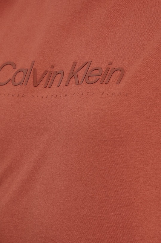 Calvin Klein t-shirt bawełniany K20K206753 pomarańczowy