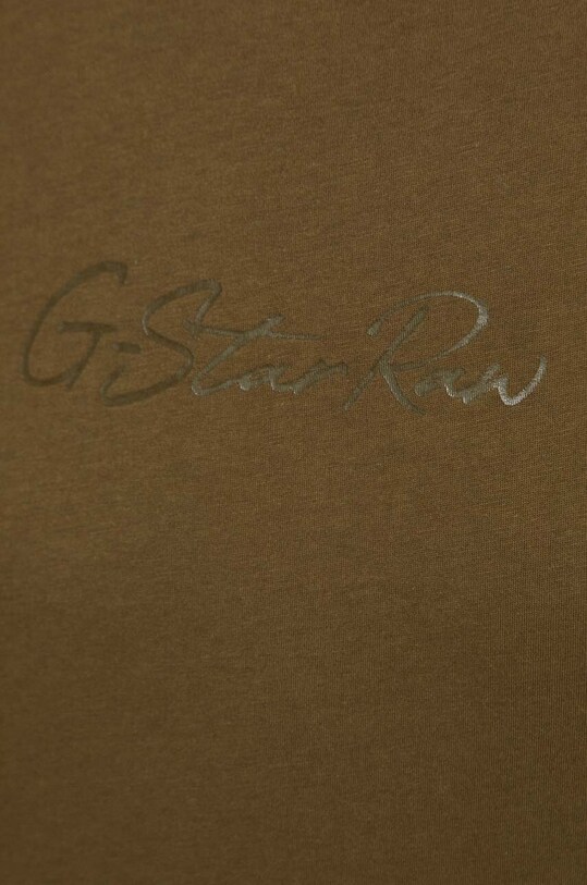 G-Star t-shirt bawełniany D24216.4107 zielony