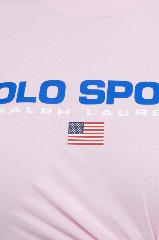 Polo Ralph Lauren t-shirt bawełniany 211936915 różowy