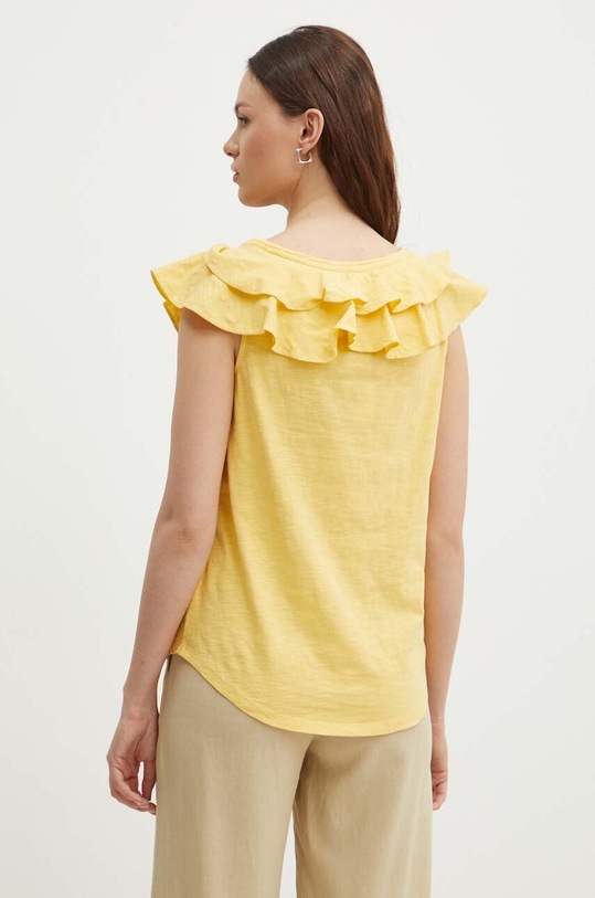 Oblečenie Bavlnené tričko Lauren Ralph Lauren 200925903 žltá
