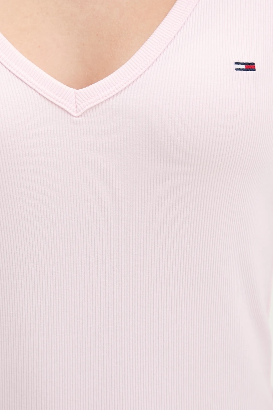 Tommy Jeans t-shirt DW0DW17385 różowy