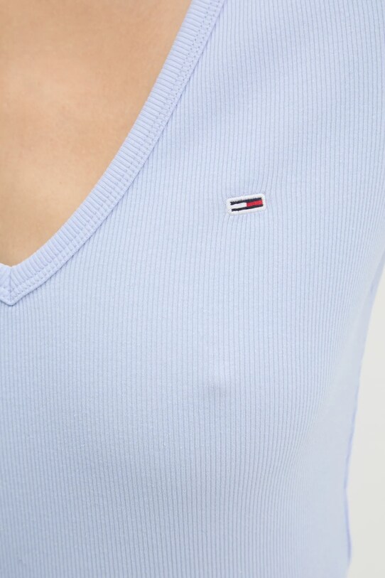 Футболка Tommy Jeans DW0DW17385 блакитний