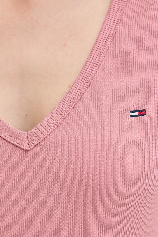 Tommy Jeans t-shirt narancssárga DW0DW17385