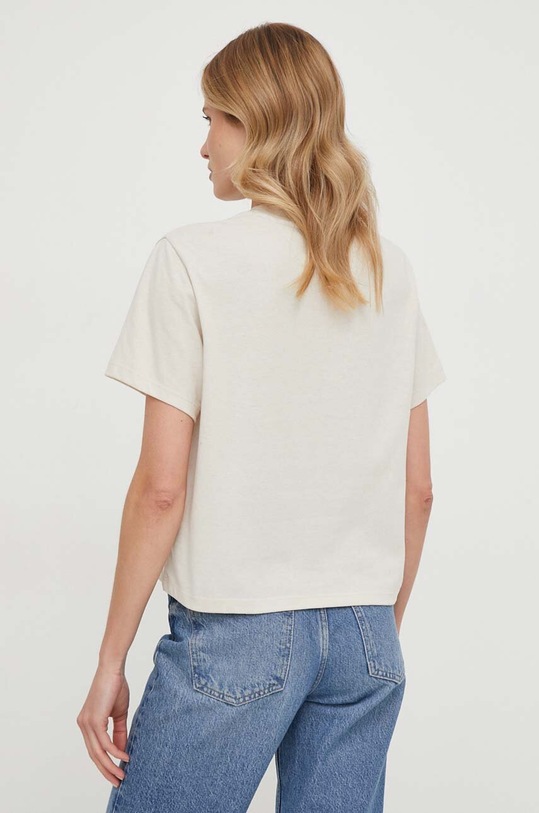 Ρούχα Μπλουζάκι Tommy Jeans DW0DW17391 μπεζ