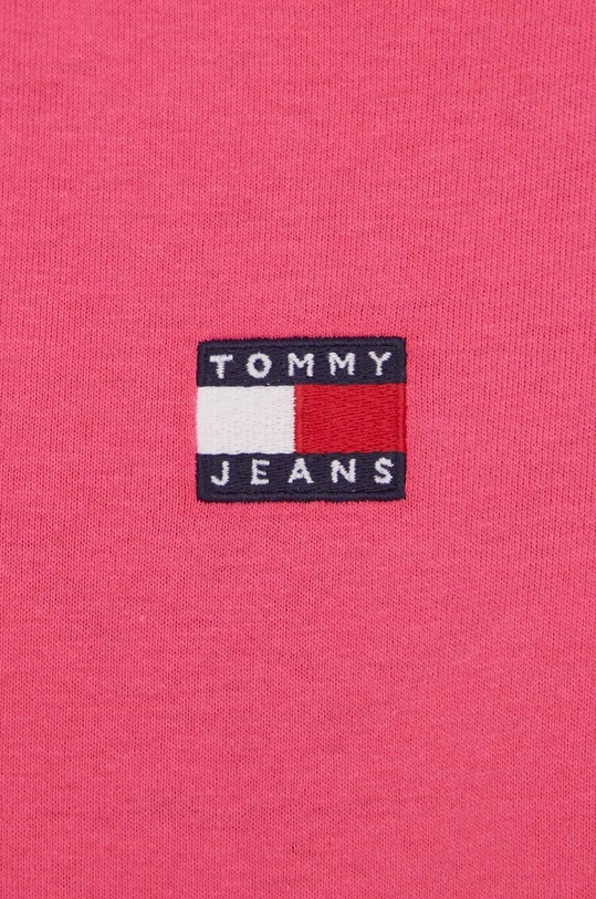 Μπλουζάκι Tommy Jeans DW0DW17391 ροζ