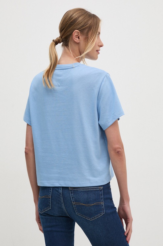 Μπλουζάκι Tommy Jeans DW0DW17391 μπλε AW24