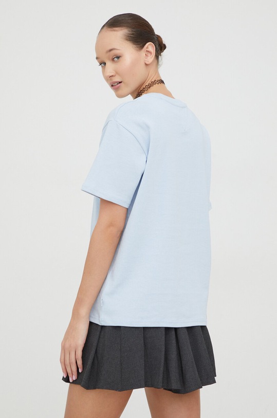 Ruházat Tommy Jeans pamut póló DW0DW17375 kék