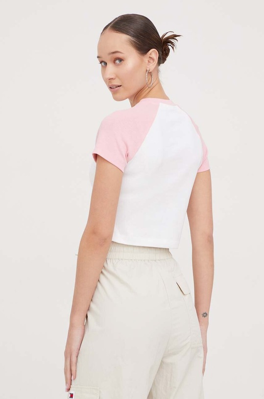 Îmbrăcăminte Tommy Jeans tricou DW0DW17379 alb