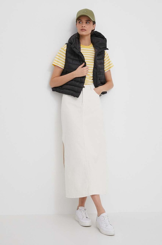 Бавовняна футболка Polo Ralph Lauren 211924293 жовтий SS24