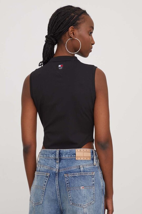 Odzież Tommy Jeans body DW0DW17392 czarny