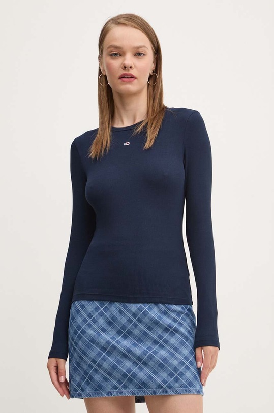 Tommy Jeans longsleeve 2-pack DW0DW17716 bleumarin SS24