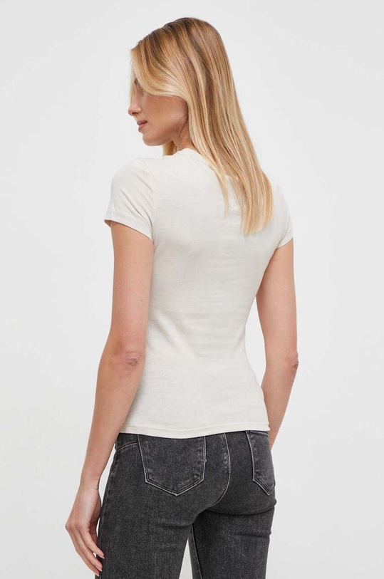 Odzież Tommy Jeans t-shirt DW0DW17357 beżowy