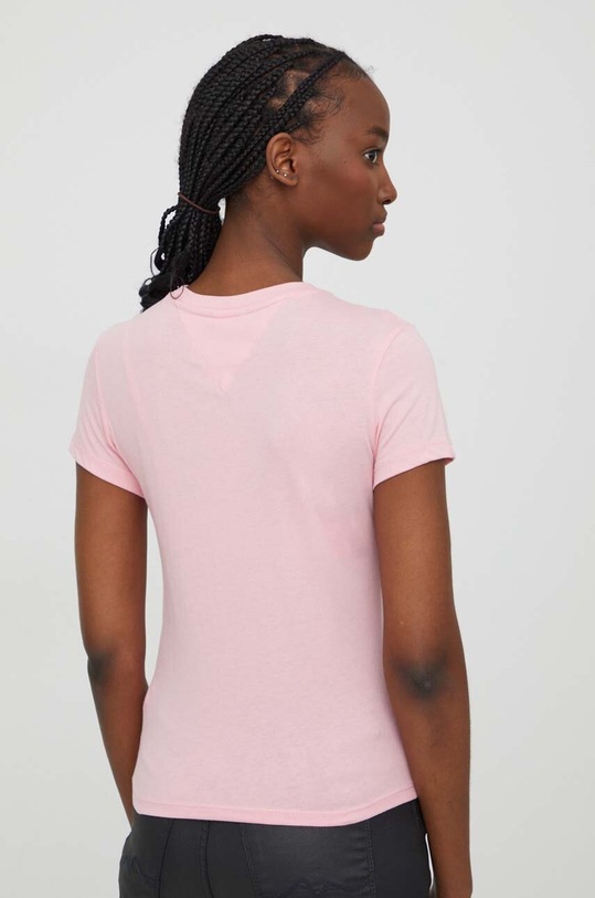 Tommy Jeans t-shirt DW0DW17357 różowy SS24
