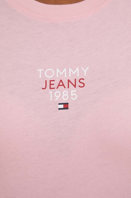 Tommy Jeans t-shirt różowy DW0DW17357