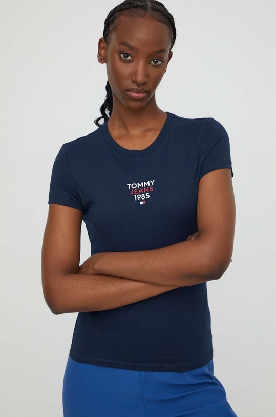 Tommy Jeans t-shirt DW0DW17357 granatowy SS24