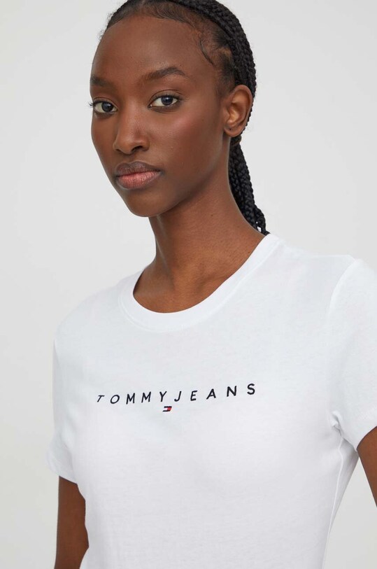 Odjeća Pamučna majica Tommy Jeans DW0DW17361 bijela