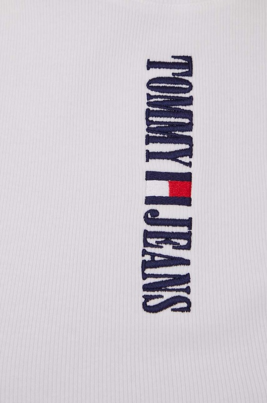 Top Tommy Jeans DW0DW17530 bílá