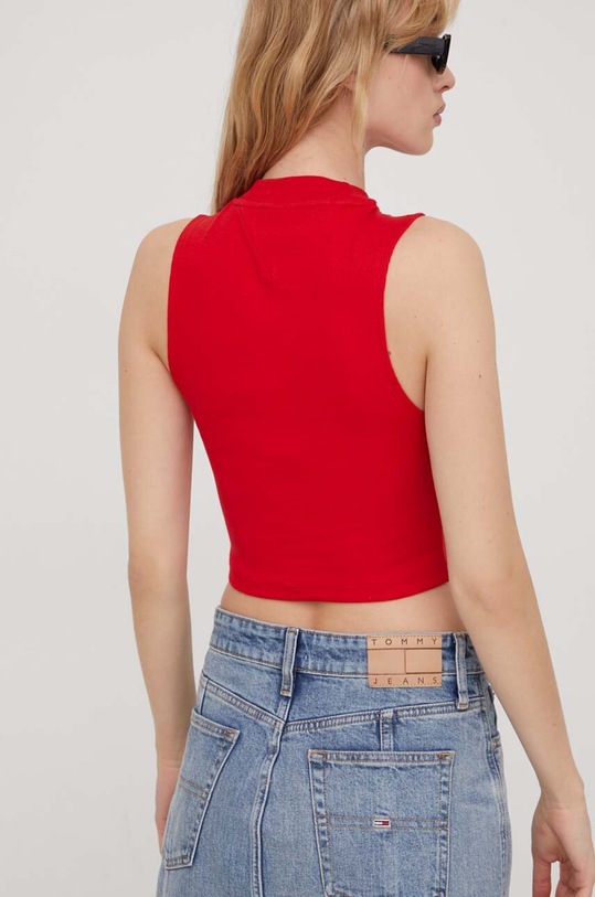 Oblečení Top Tommy Jeans DW0DW17530 červená