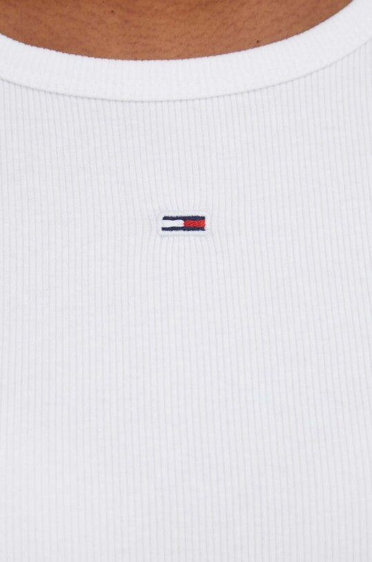 Tommy Jeans tricou alb DW0DW17383