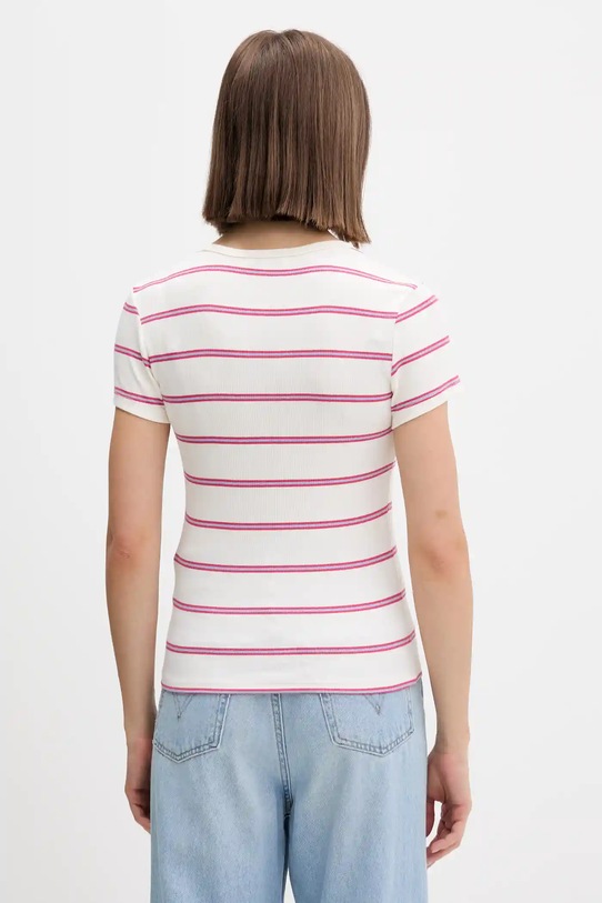 Odzież Tommy Jeans t-shirt DW0DW17383 beżowy