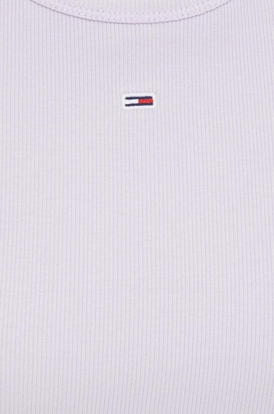 Tommy Jeans t-shirt fioletowy DW0DW17383