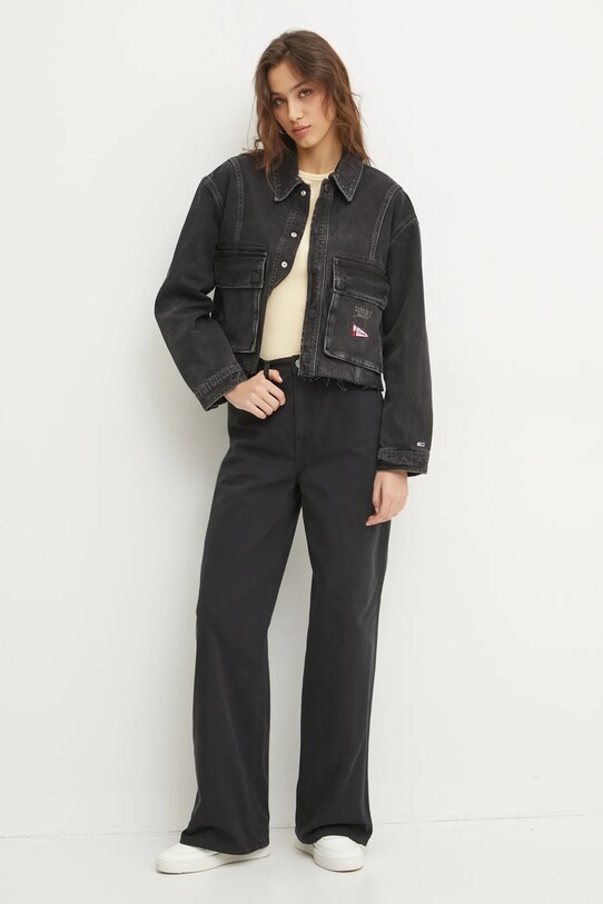 Μπλουζάκι Tommy Jeans DW0DW17383 κίτρινο AA00