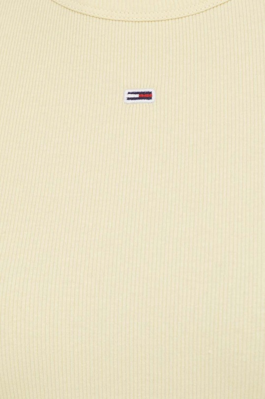 Tommy Jeans t-shirt żółty DW0DW17383