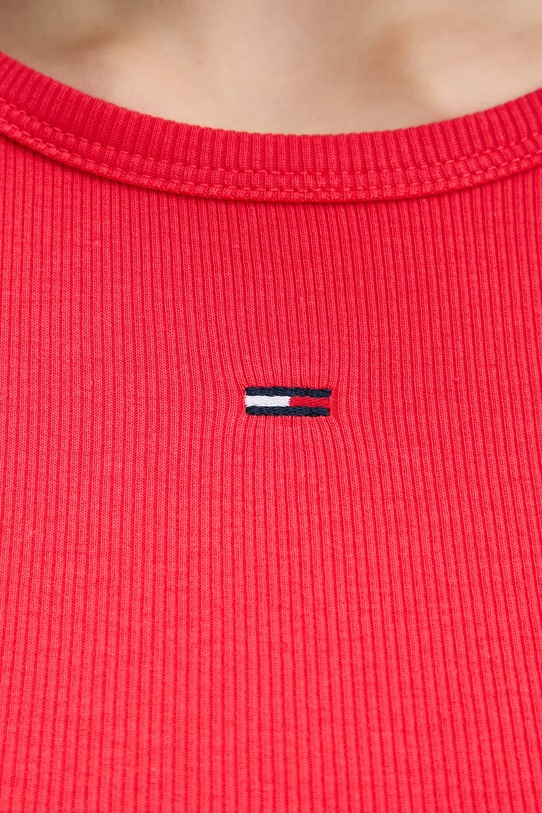 Tommy Jeans t-shirt DW0DW17383 czerwony