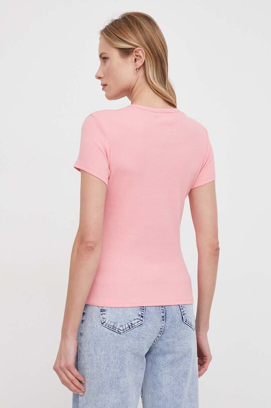 Îmbrăcăminte Tommy Jeans tricou DW0DW17383 roz